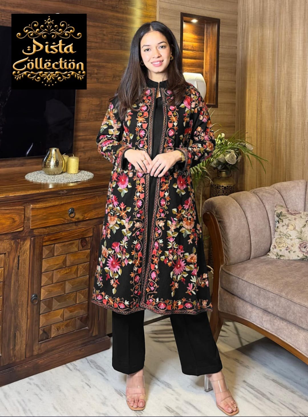 3Pc Full Heavy Embroidered Gown, Inner & Dupatta for Women